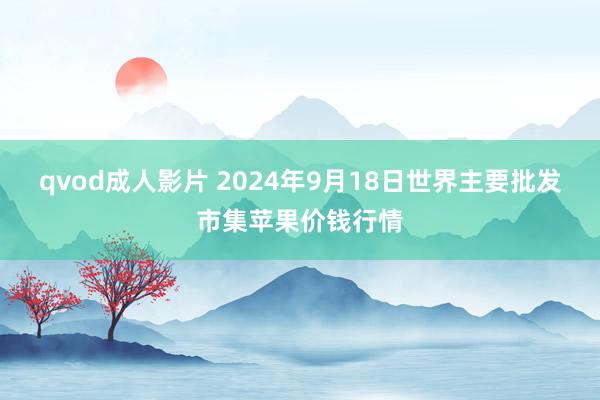 qvod成人影片 2024年9月18日世界主要批发市集苹果价钱行情