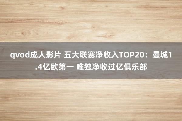 qvod成人影片 五大联赛净收入TOP20：曼城1.4亿欧第一 唯独净收过亿俱乐部