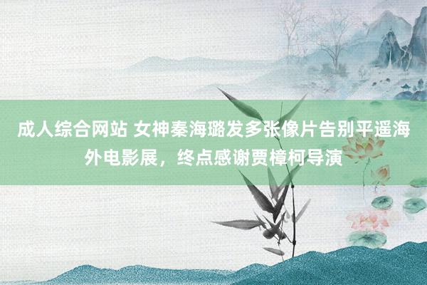 成人综合网站 女神秦海璐发多张像片告别平遥海外电影展，终点感谢贾樟柯导演