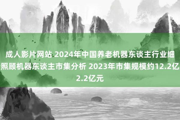 成人影片网站 2024年中国养老机器东谈主行业细分照顾机器东谈主市集分析 2023年市集规模约12.2亿元