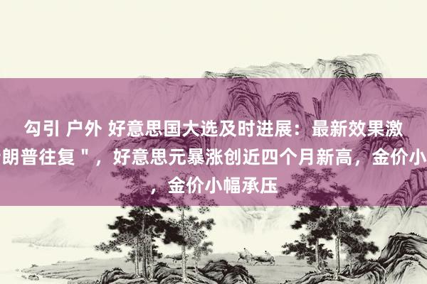 勾引 户外 好意思国大选及时进展：最新效果激发＂特朗普往复＂，好意思元暴涨创近四个月新高，金价小幅承压