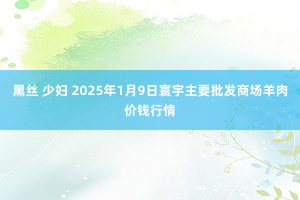 黑丝 少妇 2025年1月9日寰宇主要批发商场羊肉价钱行情